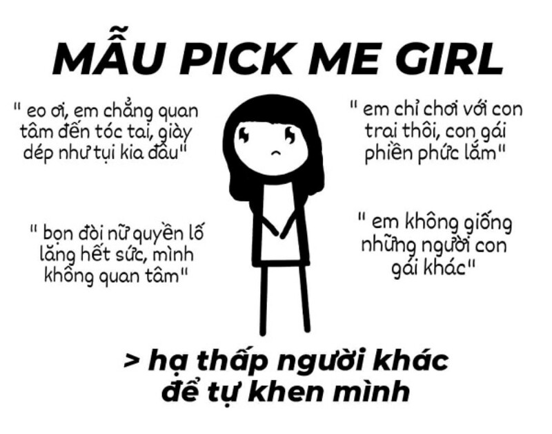 Pick me girl là gì?